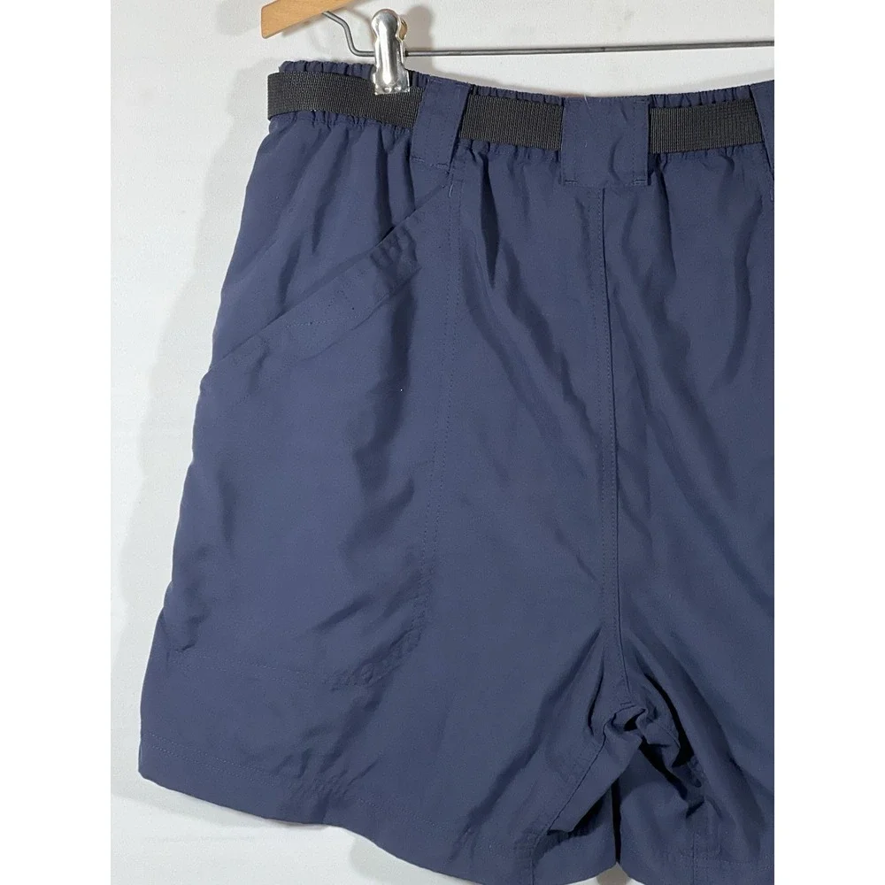 LL Bean Shorts Mens 34 Blue Belted Outdoor Gorpcore Utility Casual Style